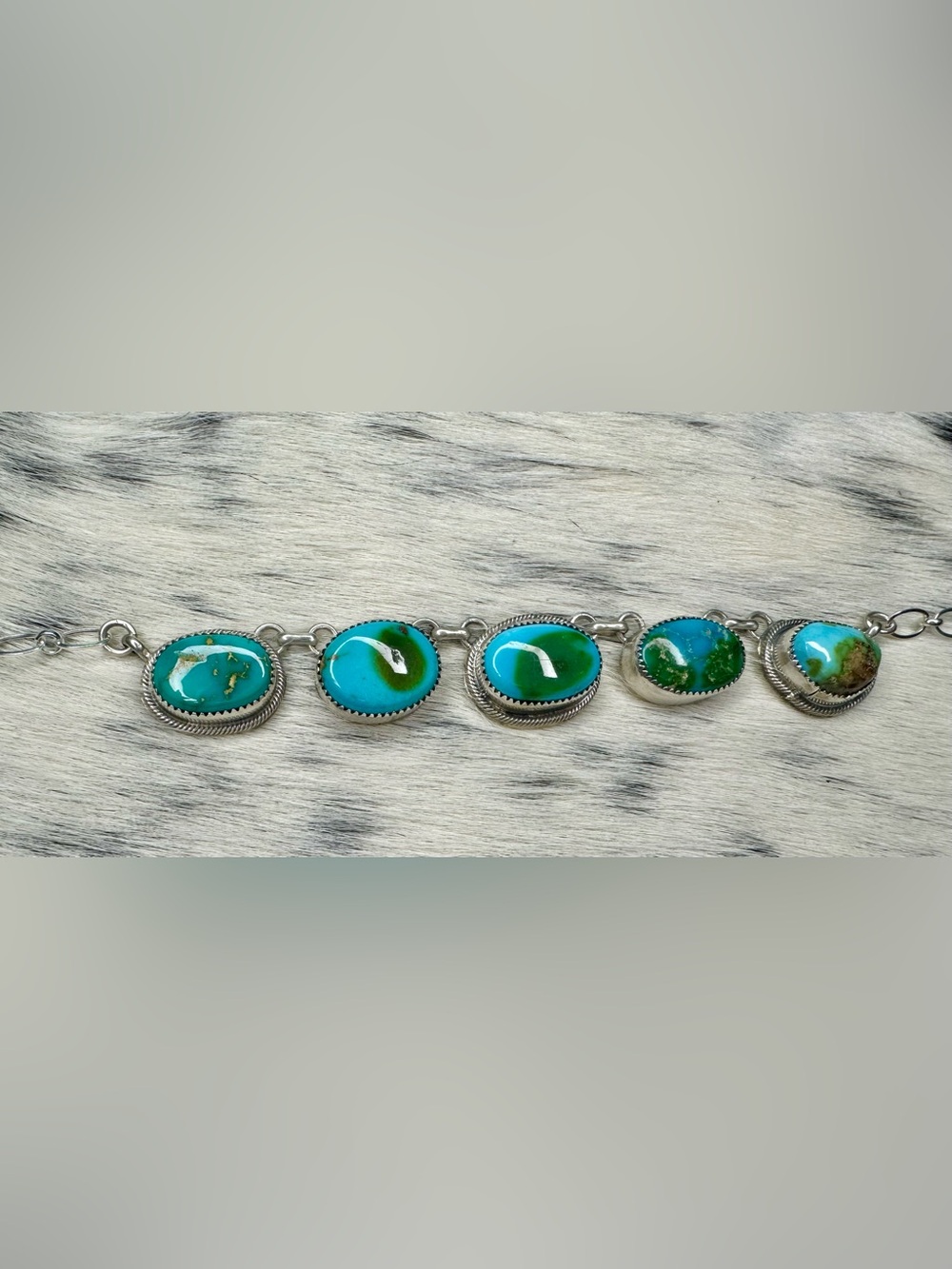 ($425)Stunning!! SONORAN TURQUOISE CHOKER! Brand new! Native made! - Picture 7 of 8
